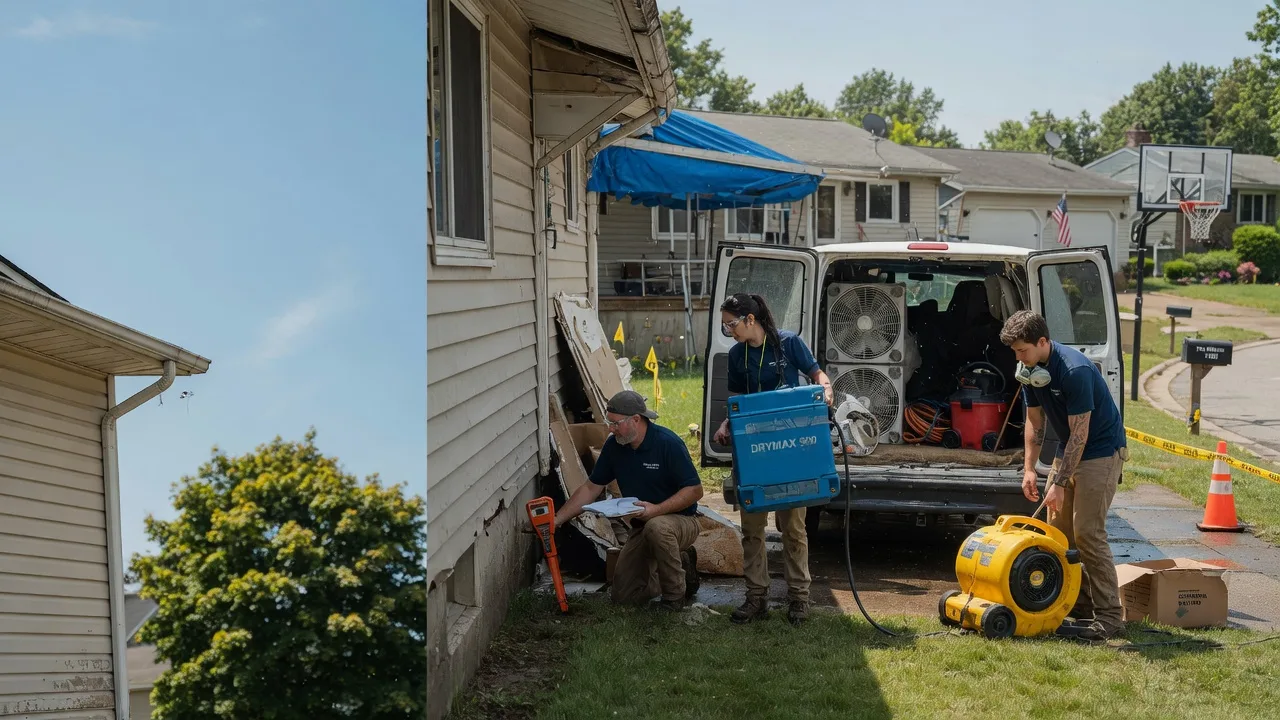 Ceiling Leak Cleanup in Williamstown, PA near me